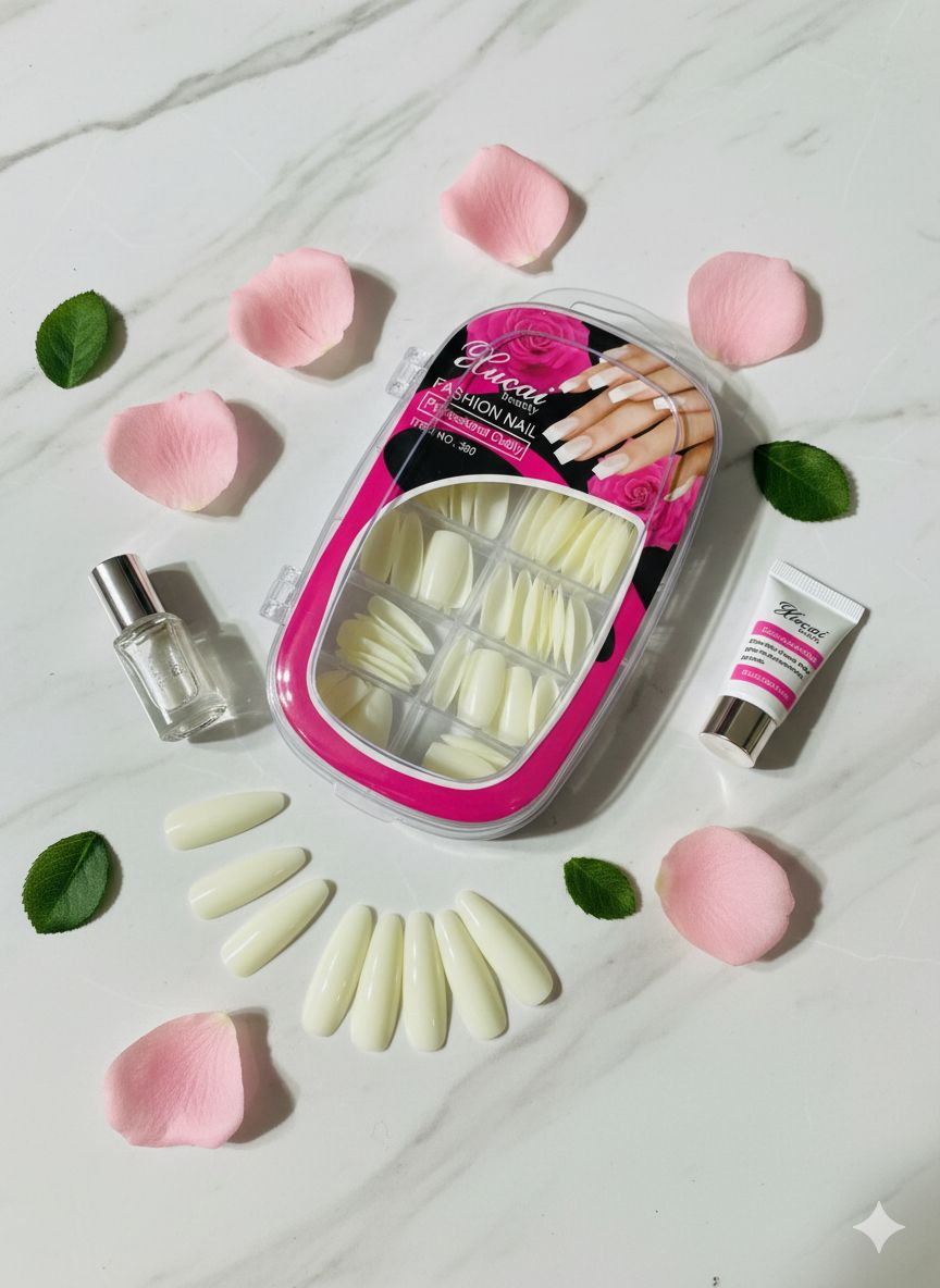 Lucai Professional Full Cover Nail Tips Kit