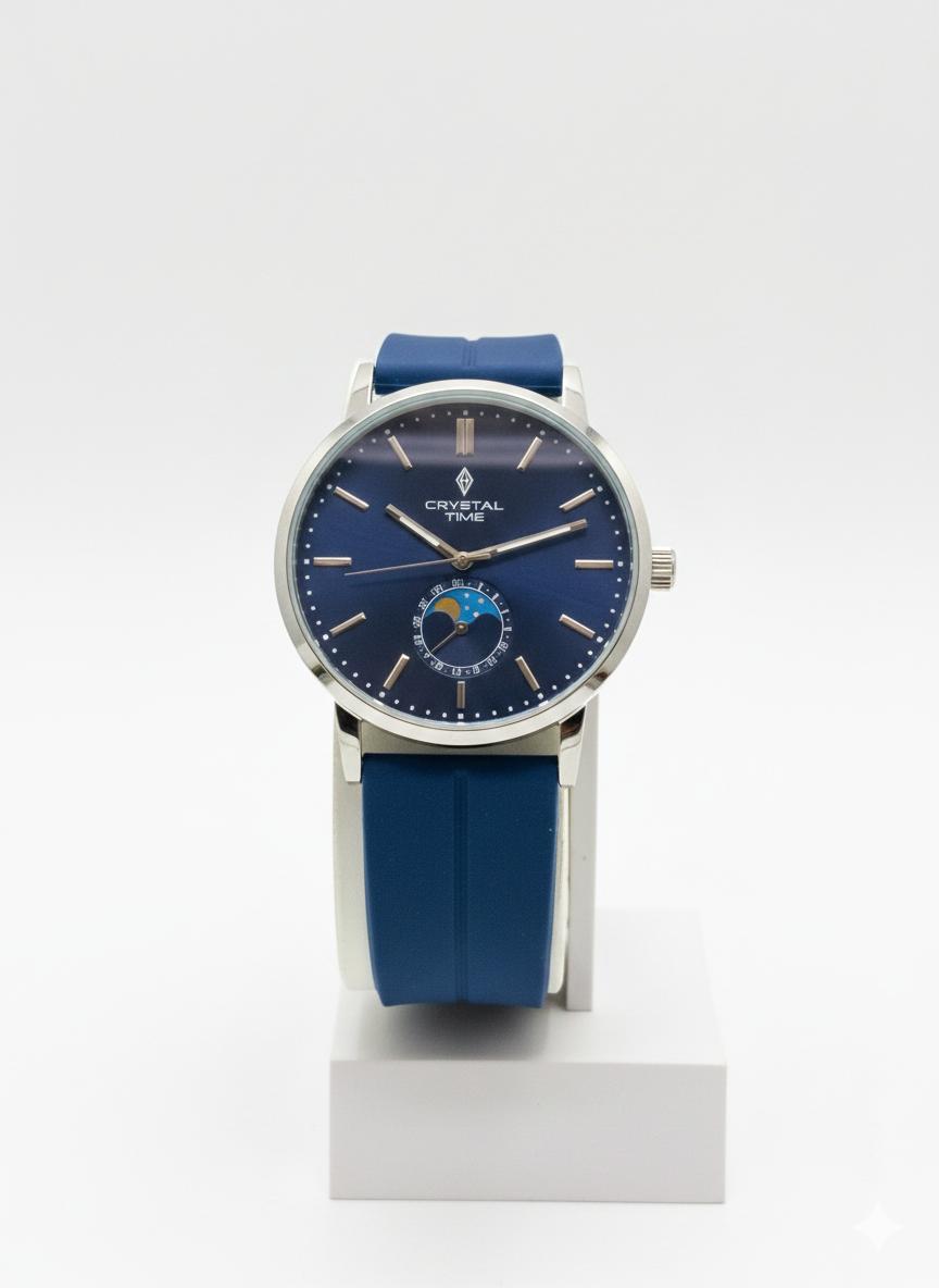 Modern Men’s Silicone Strap Magnetic Lock  Watch