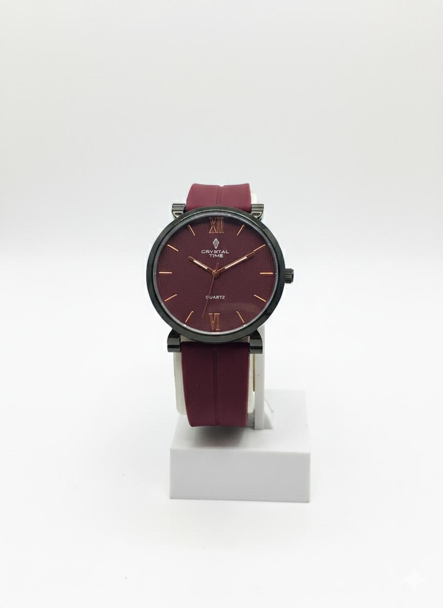 Modern Men’s Silicone Strap Magnetic Lock  Watch